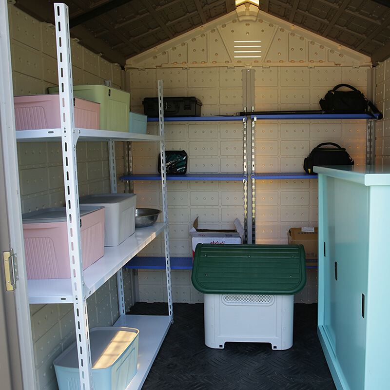 户外花园储物工具房室外庭院别墅杂物间简易组装储藏室活动组合屋产品图