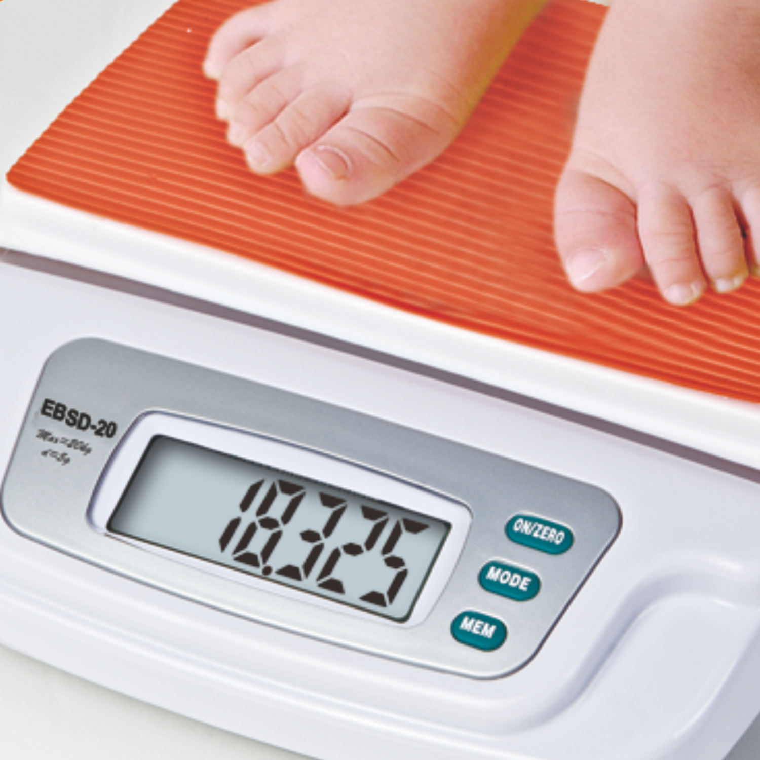 Cross-border exclusive EBSD-20 baby scale, 20kg baby weight scale, electronic scale, home baby weight measuring instrument details Picture