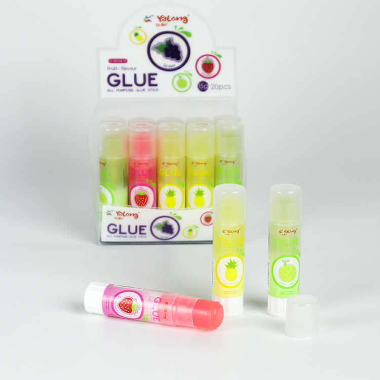 雅隆无毒PVP胶棒学校/办公工具9/15/25g学生水果风味固体细节图