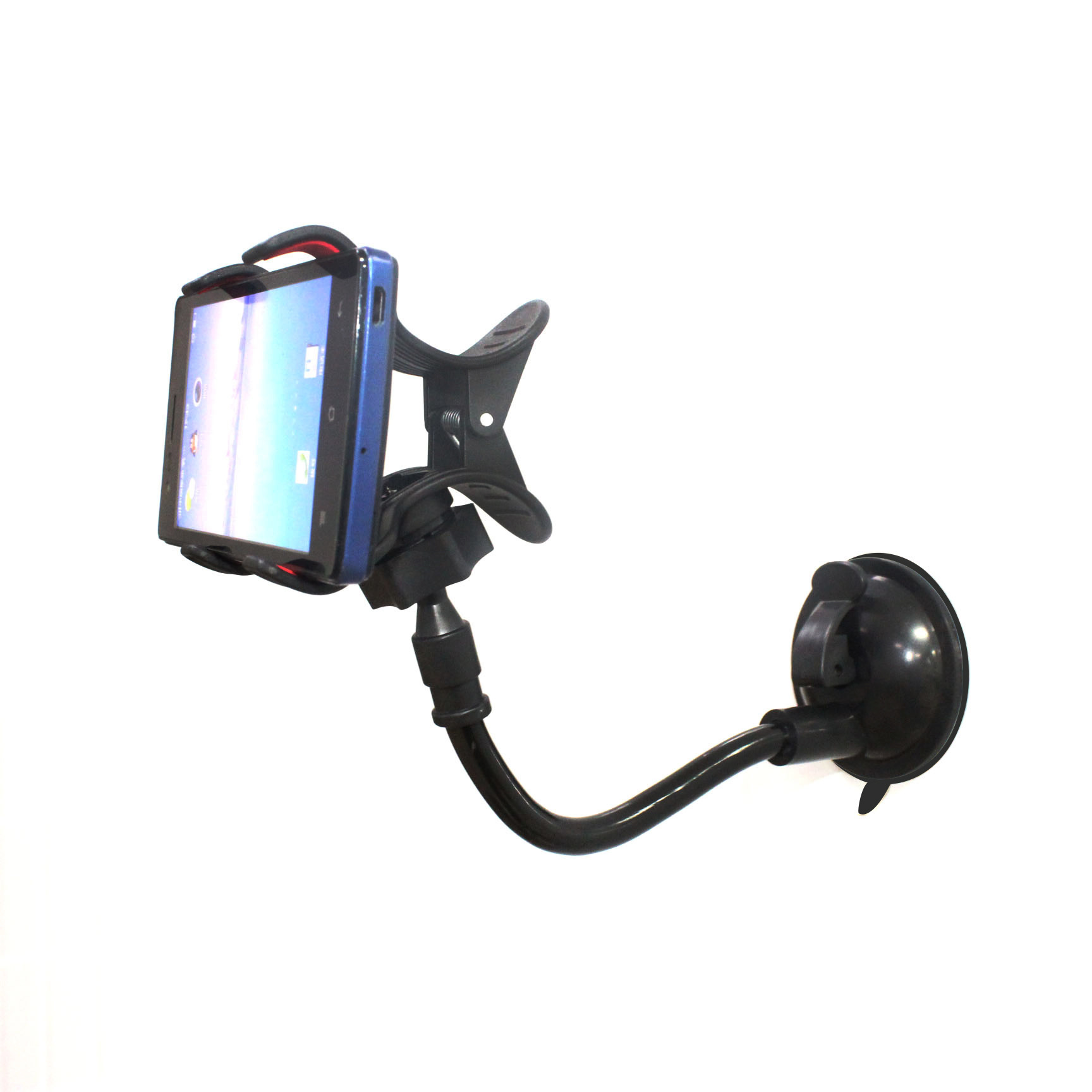 Car phone stand 360-degree rotating dual-clip lazy person stand, car GPS navigation stand Specification image