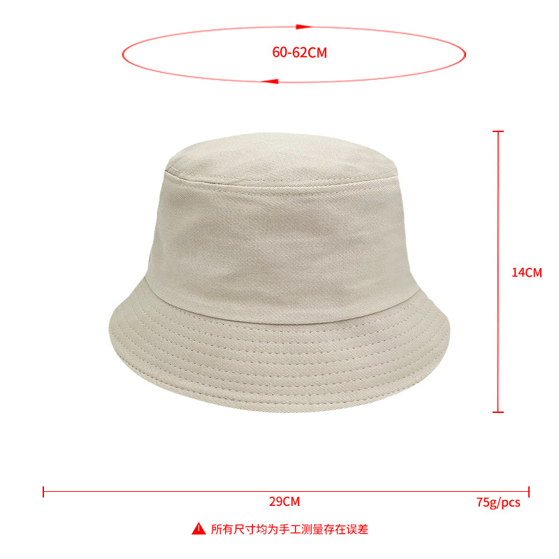 夏季纯棉大头围渔夫帽女防紫外线大帽檐遮阳帽子大帽檐显脸小产品图