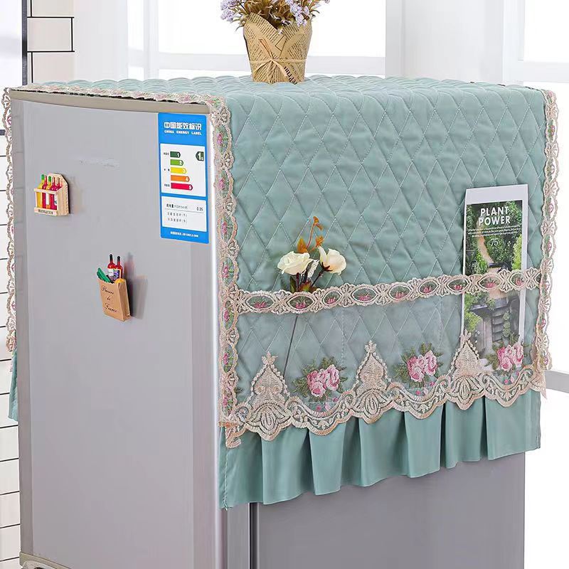Refrigerator dust cover, dust cloth cover, protective cover, microwave oven, washing machine, double door, single door, refrigerator cover cover Application Scenario
