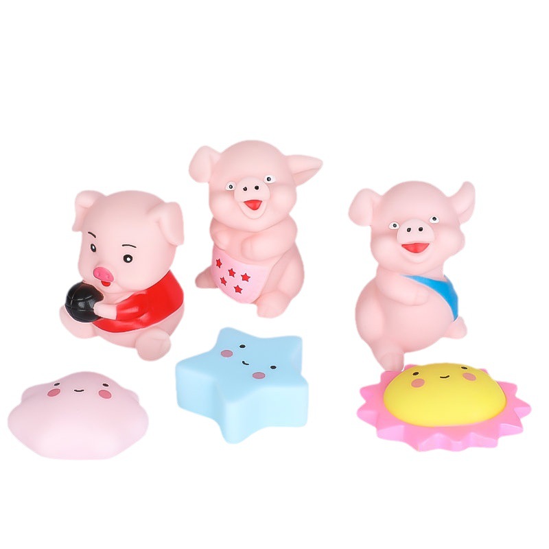 搪胶/仿真便便/儿童沐浴花洒/小黄鸭硅胶/水枪儿童夏天卡通白底实物图