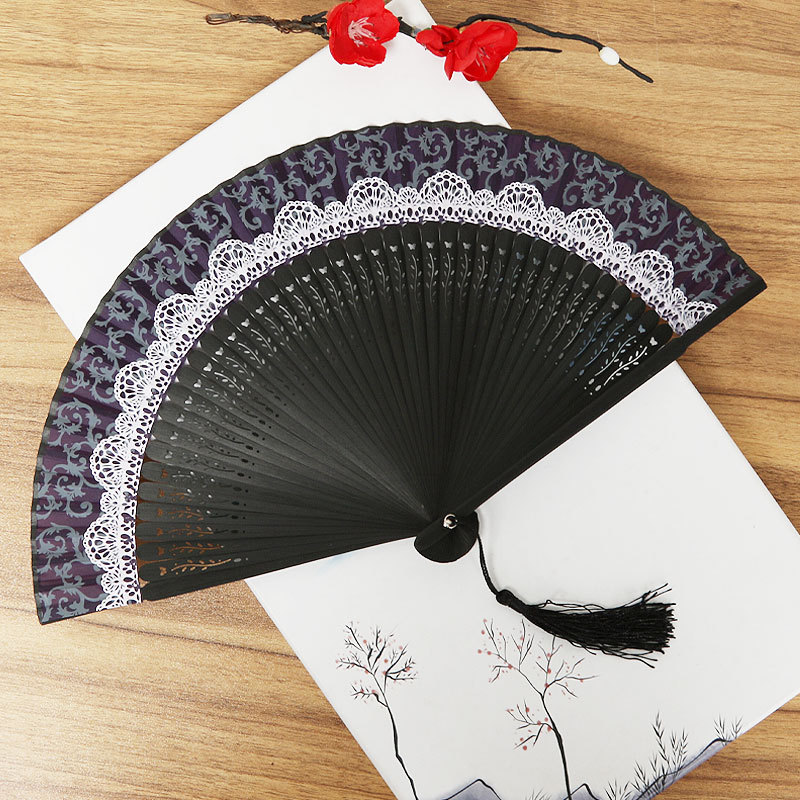 扇子/檀木扇/折叠扇/工艺折扇/扇子女夏季中国风产品图