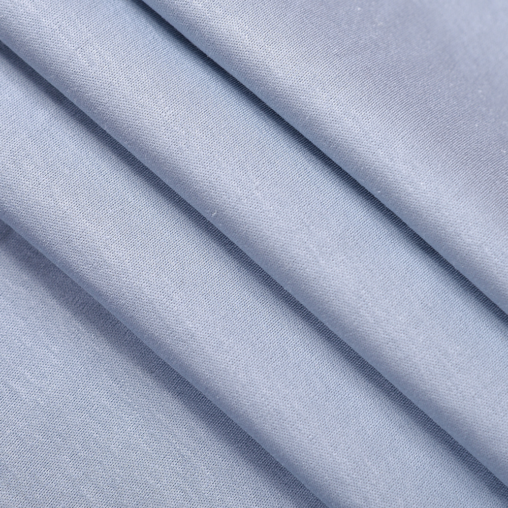 50支天丝亚麻丝光双面含10%亚麻春夏高端T恤打底时尚女装面料细节图