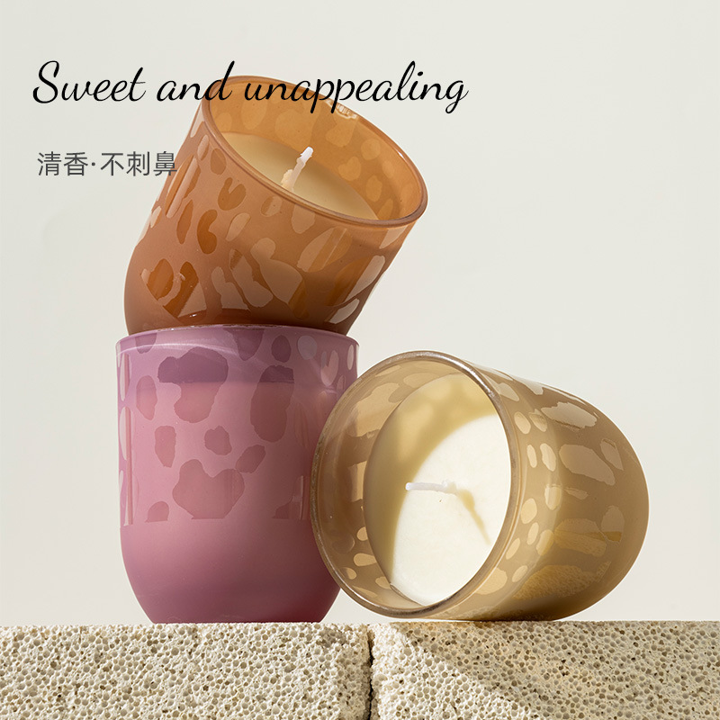 大豆蜡香薰蜡烛礼盒玻璃杯伴手礼物手工无烟蜡烛家用香氛蜡烛套装产品图