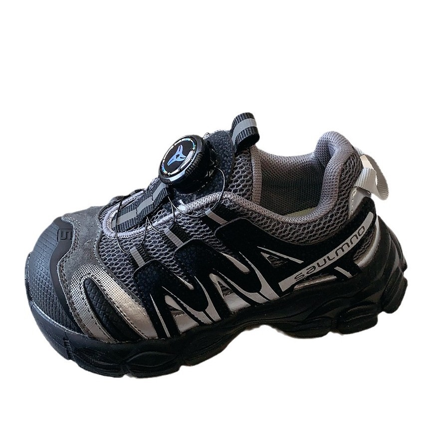 Rotary shoes, autumn and winter children's shoes, children's sports shoes, girls' dad shoes, boys' fleece double cotton baby shoes Item Picture