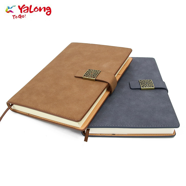 Customizable logo cross-border foreign trade exclusive leather diary A5 multi-color hardcover notebook