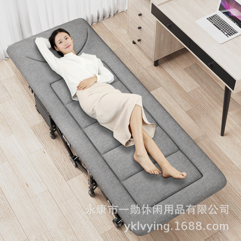 办公室午休折叠床简易单人床轻便陪护床家用睡觉躺椅便携行军床