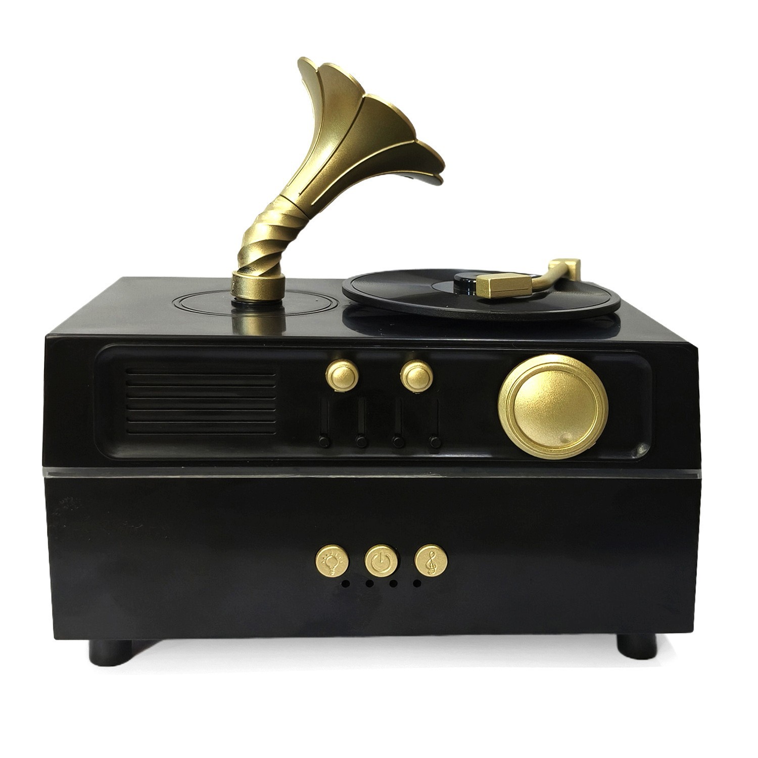 Original factory retro rotating gramophone, USB humidifier, Bluetooth ultrasonic nebulizer, cross-border dynamic gramophone Item Picture
