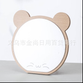 梳子镜子/钥匙扣镜子/穿衣镜/镜子工艺品/扣钉细节图