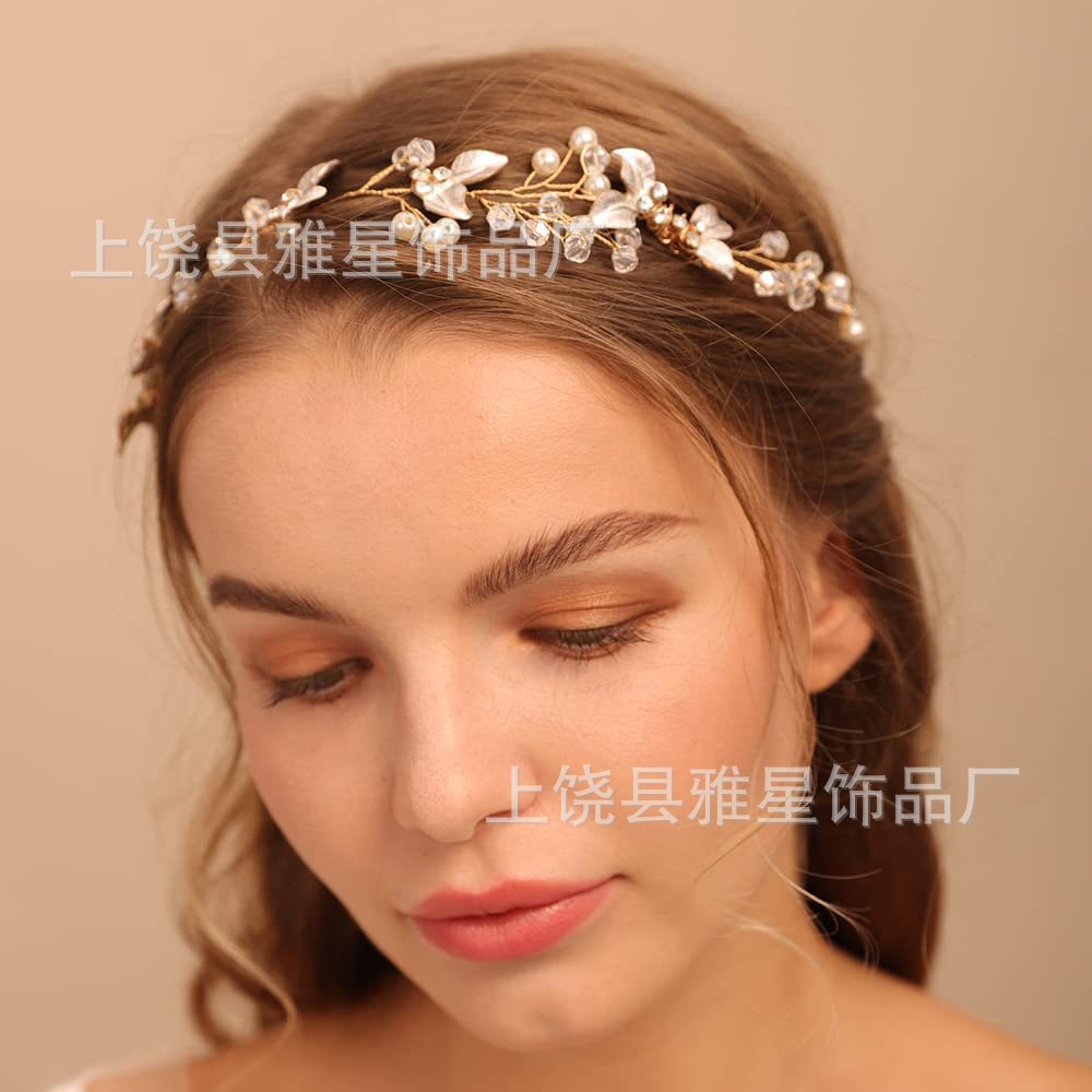 New cross-border popular bride headwear from Europe and America, versatile hair bands, wedding accessories, wedding hair bands, headwear and hair bands