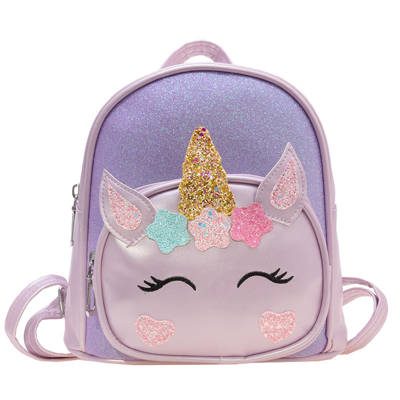 New children and students' casual backpack, cartoon cute little horse lightweight backpack, girls' kindergarten schoolbag Item Picture