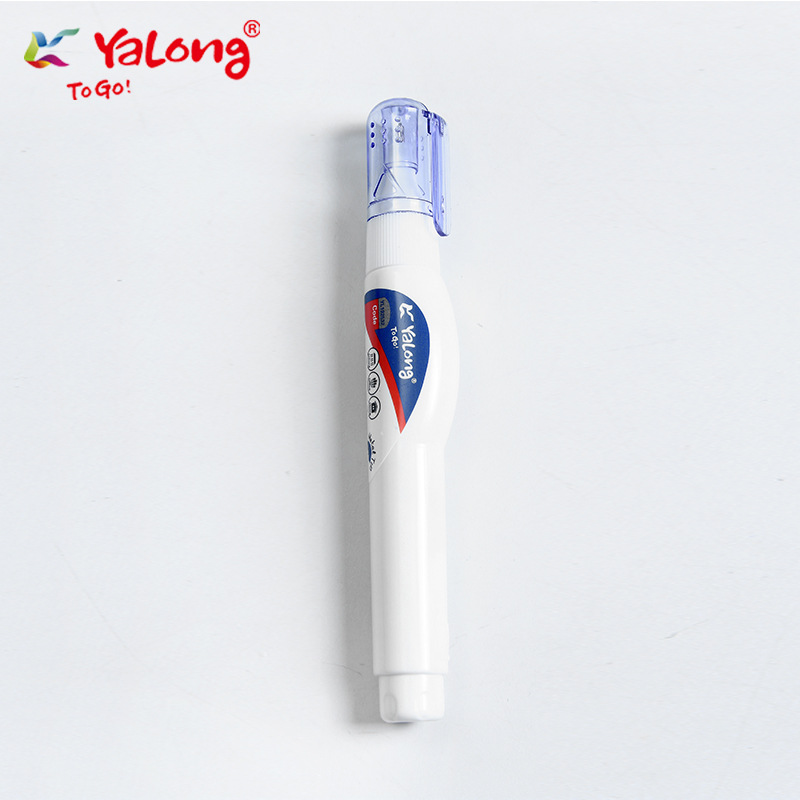 The new 2023 design of the Yalong Cross-border brand correction pen is sufficient for 7 milliliters of standard-sized correction fluid and is suitable Application Scenario