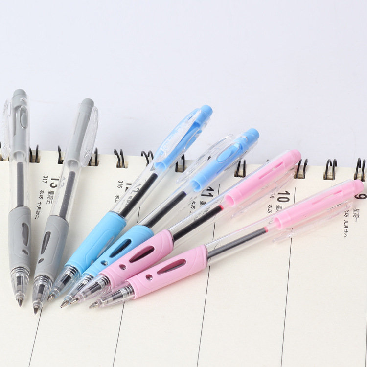 Jumping ballpoint pen advertisement, simple exclamation mark ballpoint pen, 5750 ballpoint pen, plastic Application Scenario