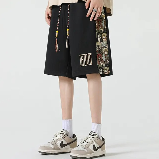 华棉运动裤/裤子/卫裤/华棉裤子/垂坠针织裤子细节图