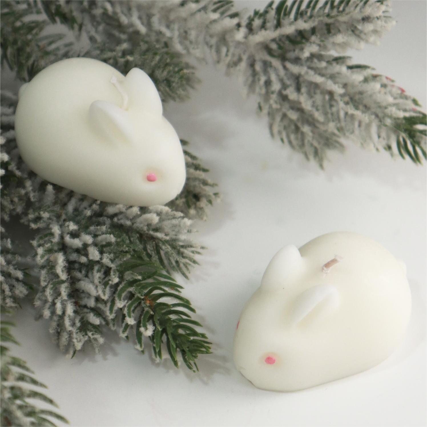 玉兔兔子月兔香薰蜡烛中秋礼品摆件伴手礼礼物产品图