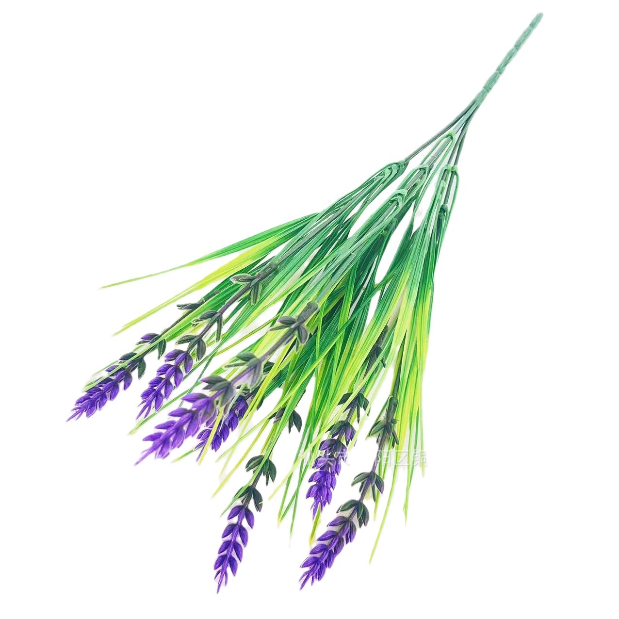 仿真花DIY发饰配件/假花/5朵塑膠花/仿真花/假花批发白底实物图