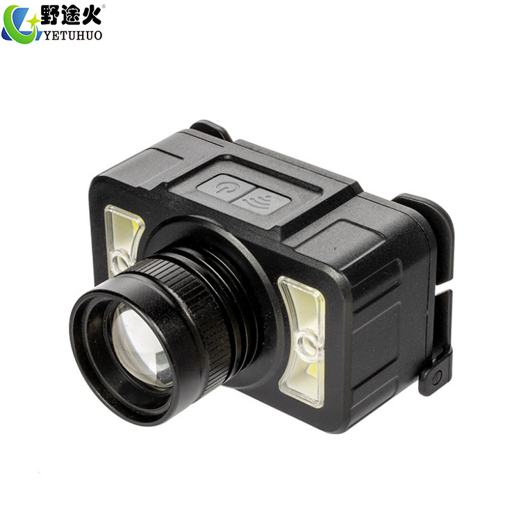 Nuevo LED rojo y blanco inteligente sensor de luz frontal al aire libre luz de cabeza de luz fuerte faro de pesca USB recargable Specification image
