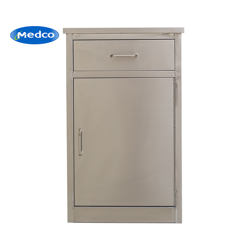 Cross-border exclusive 304 stainless steel medical bedside tables, medicine cabinets, sterile item storage cabinets, and ward storage cabinets