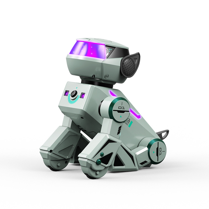 YDJ multi-functional programming singing and dancing remote control robot dog AI intelligent interactive question-and-answer mechanical dog children's toy Item Picture