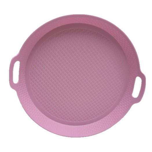 创意彩色塑料点心蛋糕盘餐桌圆方形分格树叶盘家用塑料盘零食盘详情图4