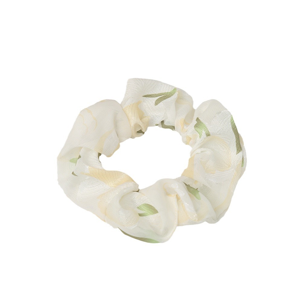 A fresh and delicate girl's large intestine hair band with a ponytail and a hair band, a Korean version of an Instagram girl's hair band Item Picture