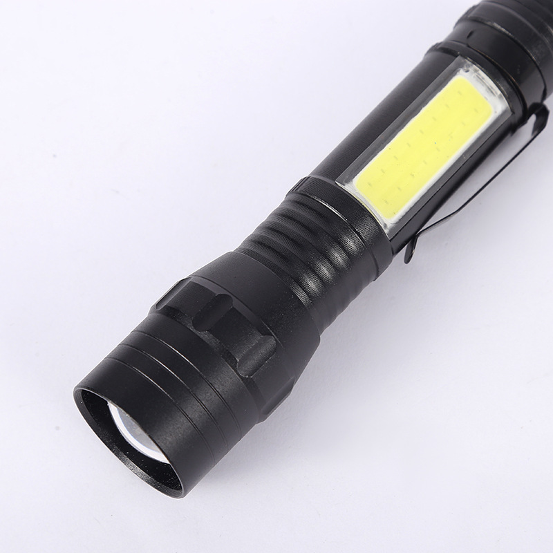 Aluminum alloy high-power tactical flashlight, small portable strong light flashlight details Picture