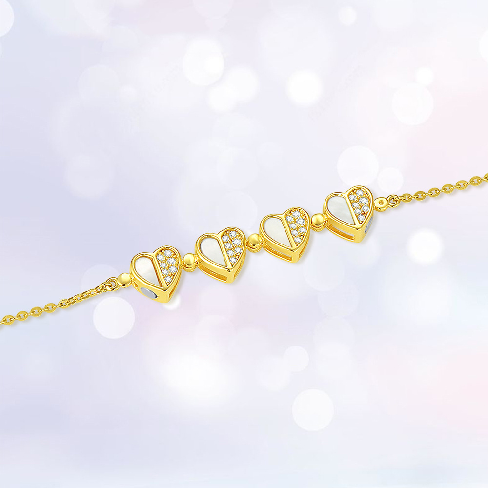 S925 pure silver light Luxury four-leaf clover necklace, shell double-wear collarbone chain, a best-selling accessory necklace on Xiaohongshu Application Scenario
