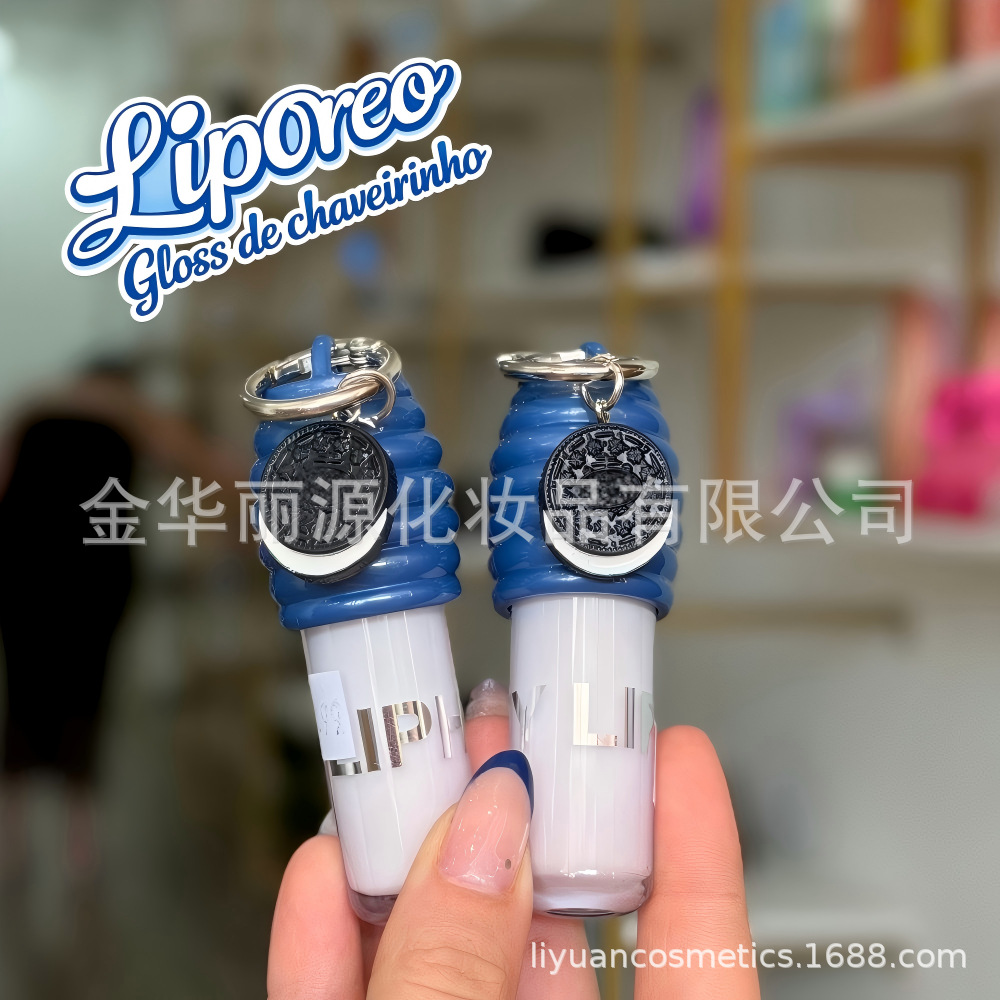 New cross-border foreign trade LIPOREO Sandwich LIP GLOSS Chocolate Lip Gloss Oreo Lip Gloss details Picture