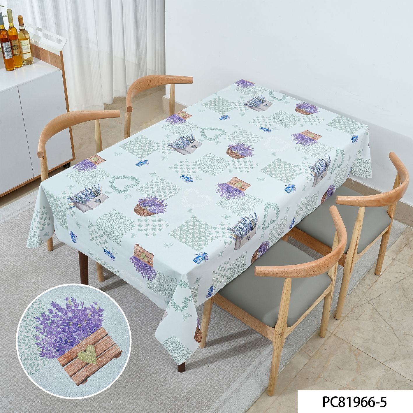 Transfronterizo nórdico imitación algodón lino tela de mesa artística mantel impermeable al agua y al aceite mesa de centro cubierta mantel rectangular premium sense Application Scenario