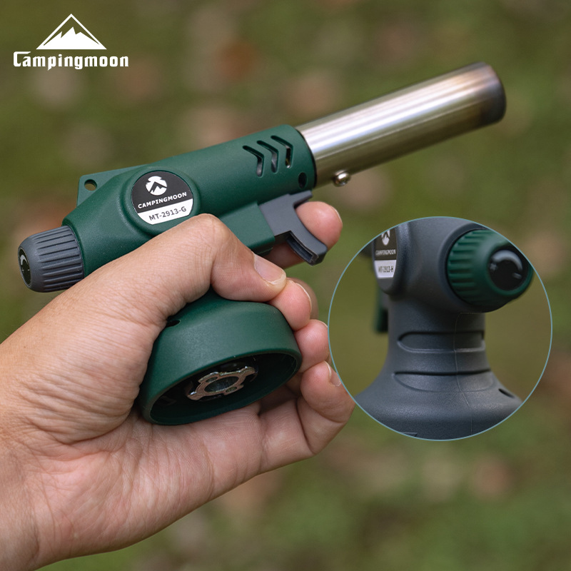 Koman MT-2913 Camping charcoal Outdoor Barbecue and Baking Inverted igniter Portable card-type spray gun details Picture