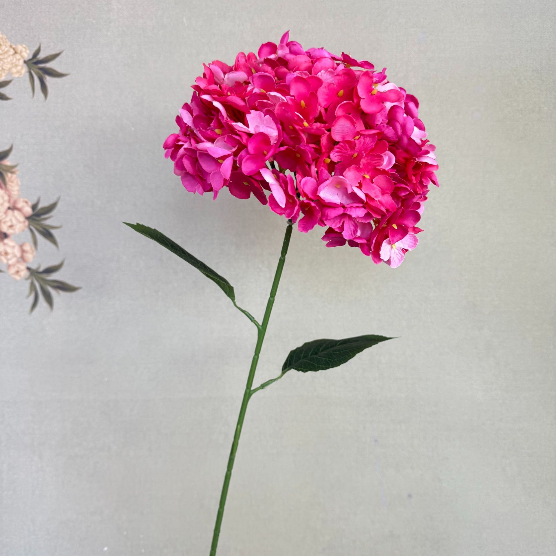 仿真花DIY发饰配件/仿真花/5朵塑膠花/假花/假花批发细节图