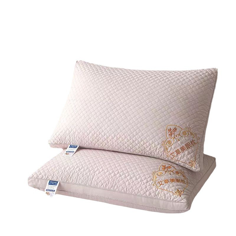 Factory direct sale of the 2024 new model of Mugwort Meimian high Resilience feather velvet pillow core Item Picture