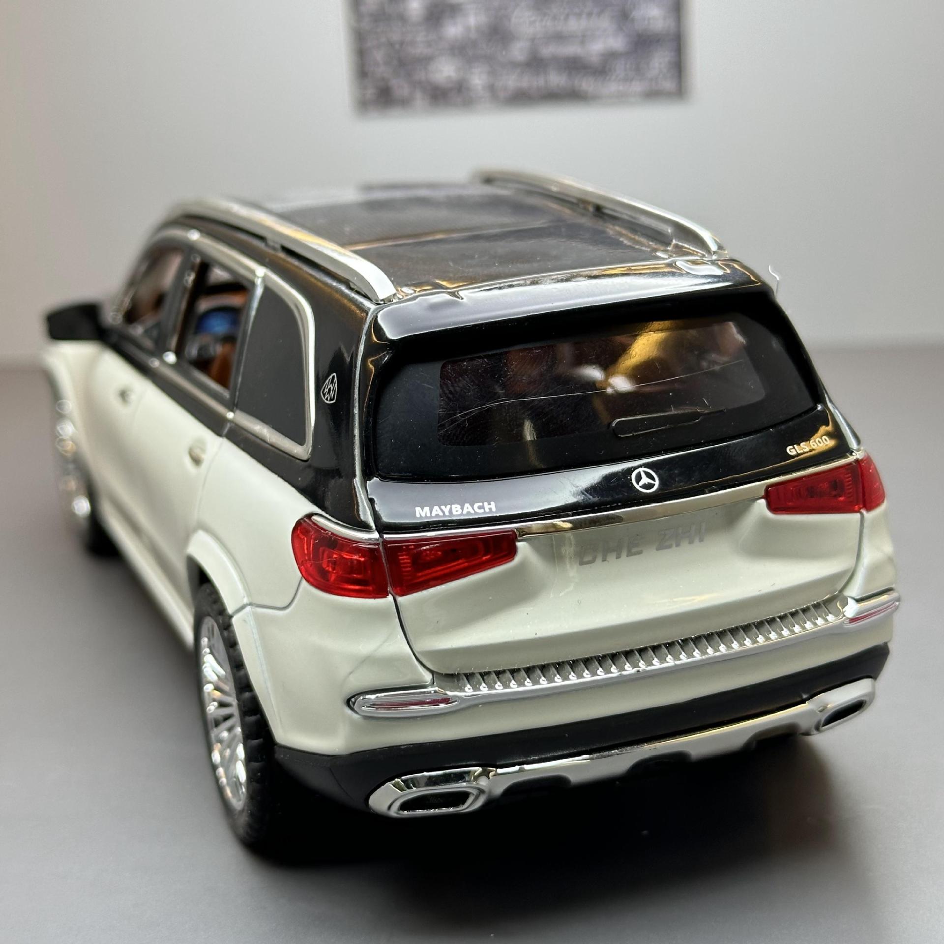 Chezhi Alloy Car Model 1:24 Maybach GLS600 off-road vehicle Sound and Light Rebound toy car model, consignment details Picture