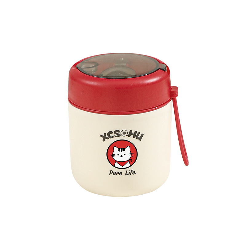 كأس فطور مع كوب شوفان الشوفان المغطى بملعقة الفاصوليا Item Picture