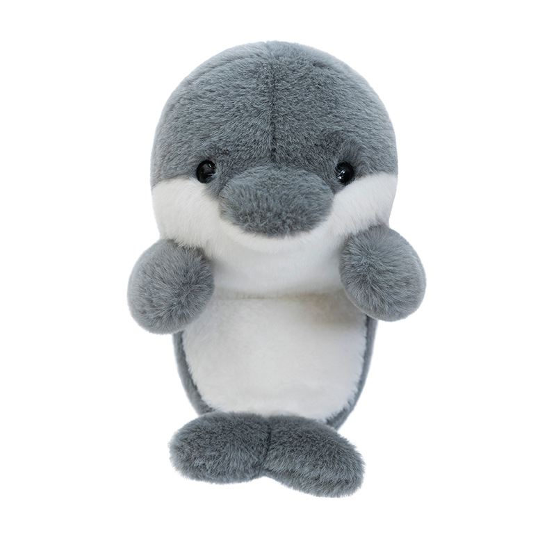 Wholesale of new cute dolphin shark, adorable ocean series plush sea lion figurines, healing dolls and birthday gifts Item Picture