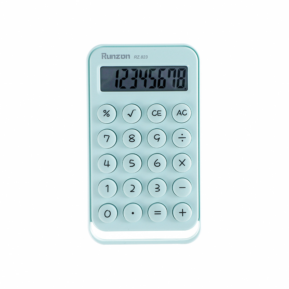Wholesale of RZ-823 new high-appearance level calculator, mini dopamine color calculator, portable and cute computer Item Picture