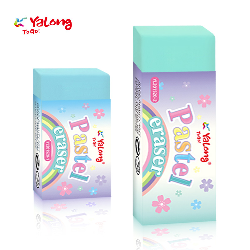 The popular cubic design eraser made of rubber TPR material in foreign trade, student/office pencil eraser