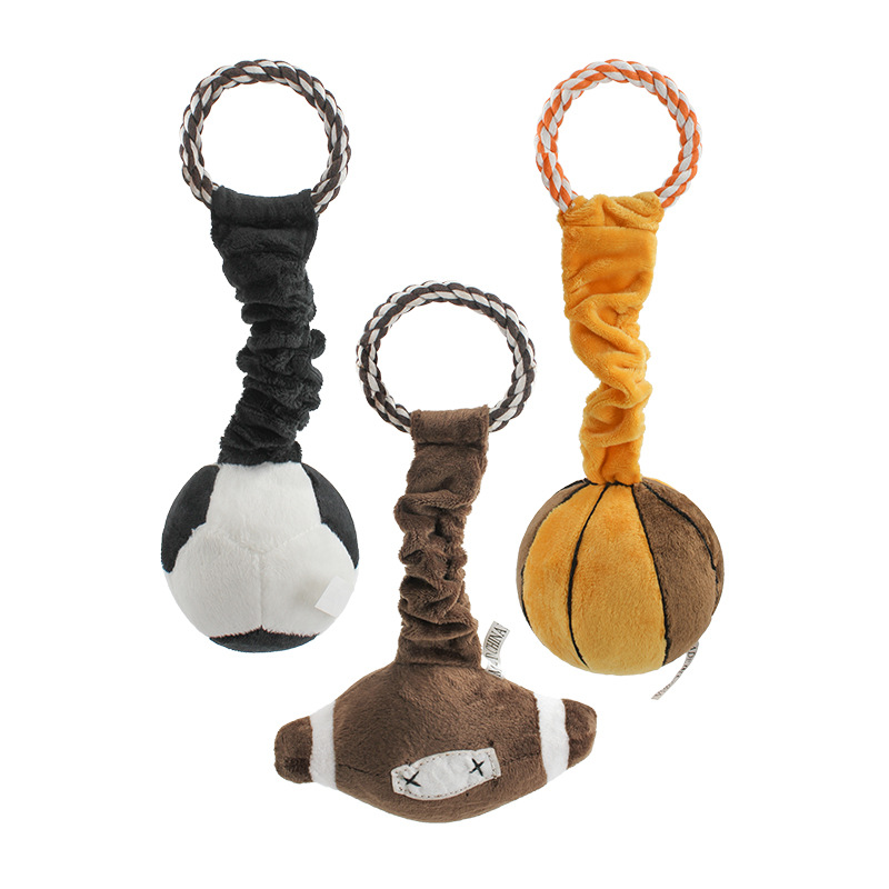 The Pet Dog Pulls A Rope Knot, Makes A Plush Sound, Swings A Ball And Throws Toys. The Cat Grinds Its Teeth, Cleans Its Teeth, Removes Odors And Has A Durable And Chewy Doll Item Picture