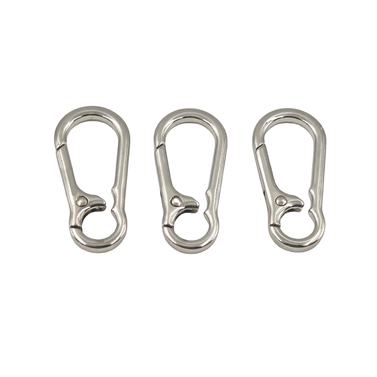 Wholesale zinc alloy outdoor climbing buckles, auto parts, key hook buckles, backpack electroplated metal pendants, figure-eight buckles Application Scenario