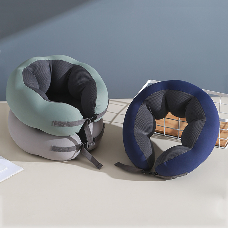 U型枕记忆棉护颈枕冰凉感颈枕办公午睡旅行便携神器记忆棉豌豆枕详情图4