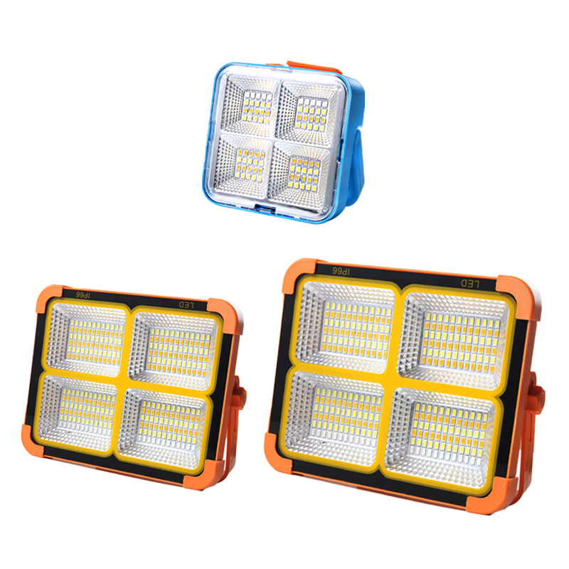 Cross-border solar charging lamps, garden lamps, night market LED street stalls, ultra-bright outdoor mobile emergency lighting, camping lamps Item Picture