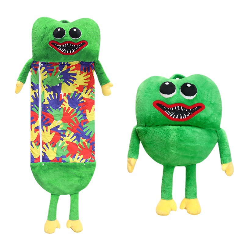 Amazon's best-selling rabbit plush children's multi-color sleeping bag, transformable and storable throw pillow, cartoon Bobby character sleeping bag Item Picture