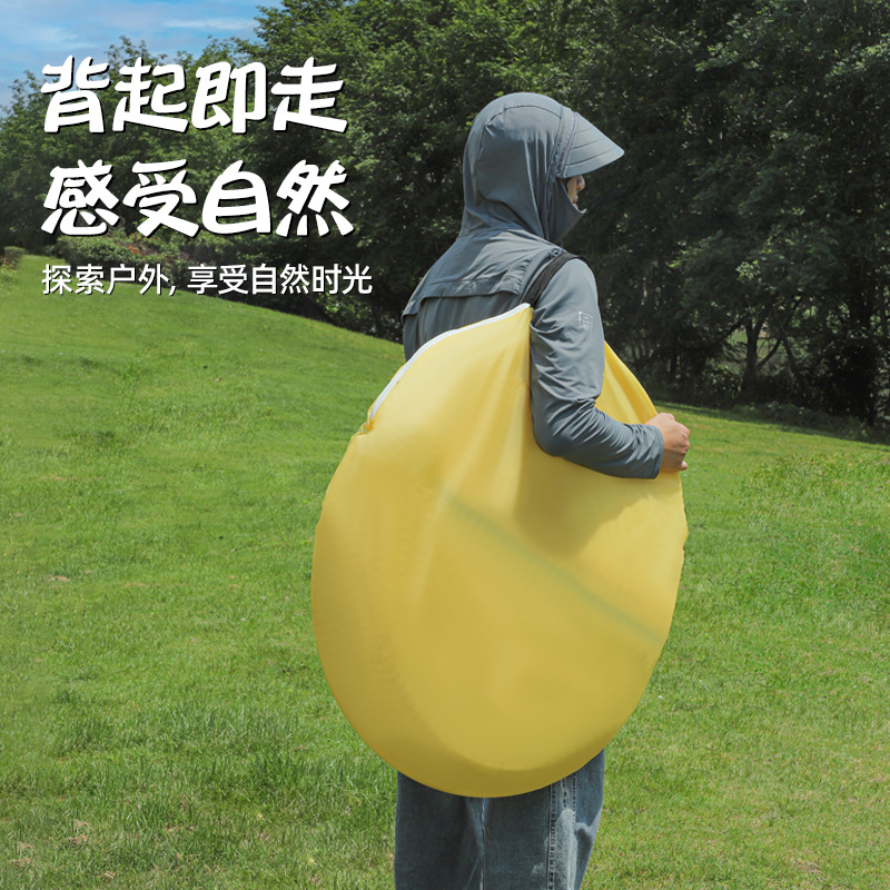 Ins-style children's quick-release tent, outdoor camping sun protection portable foldable tent, baby indoor and outdoor play house details Picture