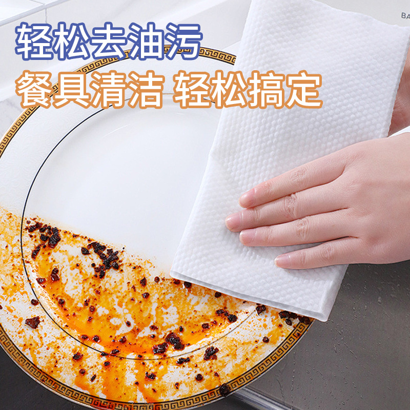 抹布、百洁布、洗碗巾实物图