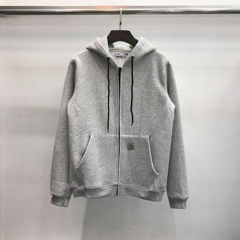 Kaha's cardigan, zipper, hooded sweatshirt, loose, casual and sporty couple coats and hoodies trend Specification drawing