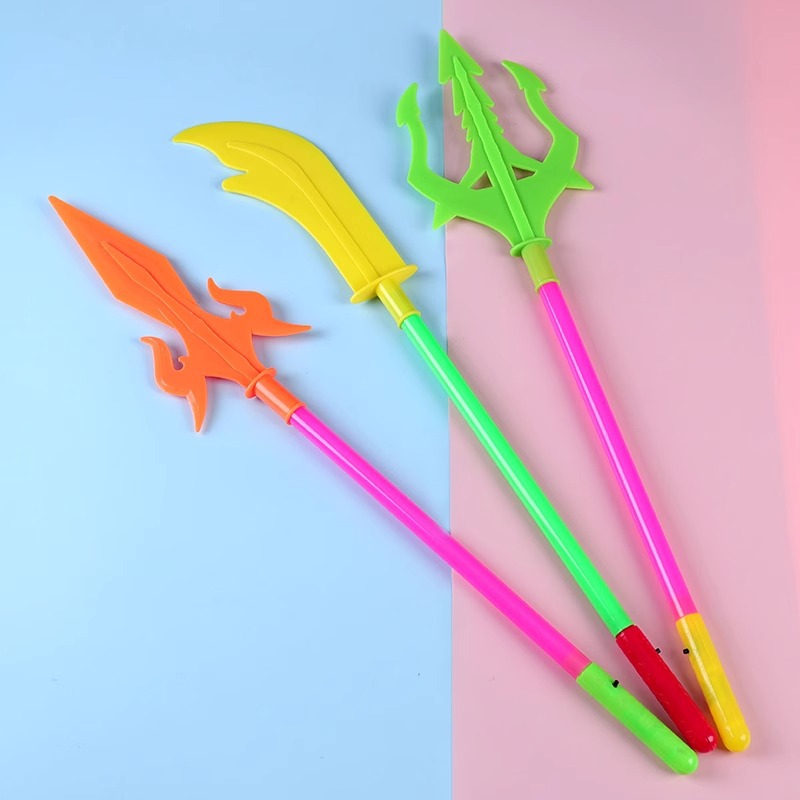 Children's Day: Children's sword toys, boys' music, sound and light creative Night market, luminous new night light street stalls, sword weapons Application Scenario