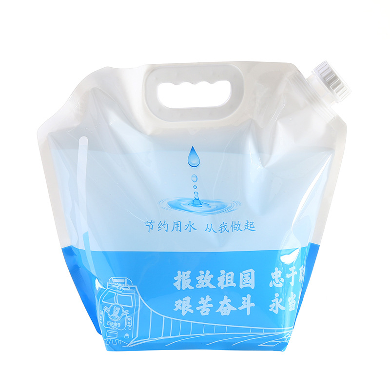 Transparent plastic water bag vacuum machine, vacuum bag production, rice bag with two-sided patterned aluminum foil preservation bag, food packaging bag Item Picture