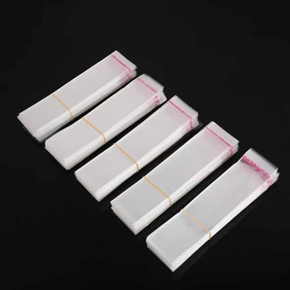 In-stock opp self-adhesive bags, accessories, clothing packaging bags, transparent plastic bags, Guka small bags, opp bags, self-adhesive bags Specification image